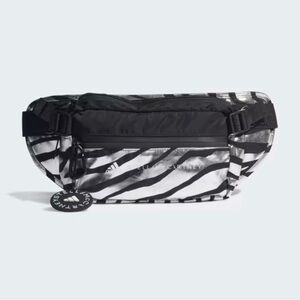 ADIDAS by  Stella McCartney Nylon Fanny Pack Belt/Bum Bag Black Metallic Gray